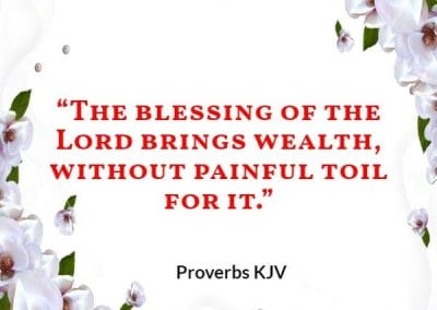 proverbs 10 22 kjv bible verses for financial breakthrough